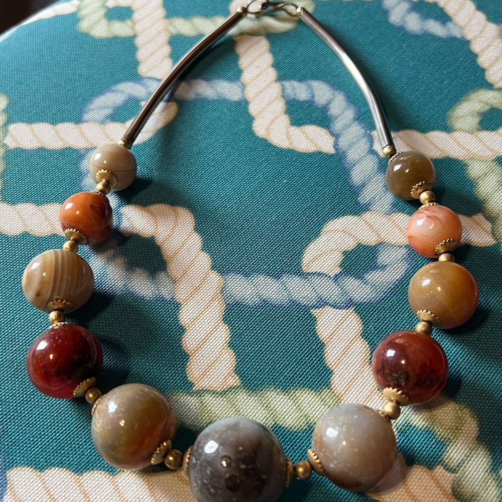 Vintage stone necklace